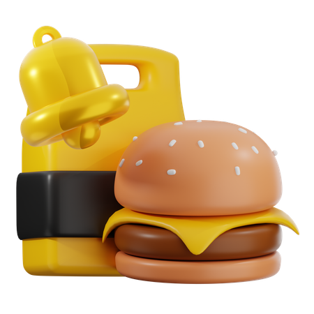 Food Delivery Notification  3D Icon
