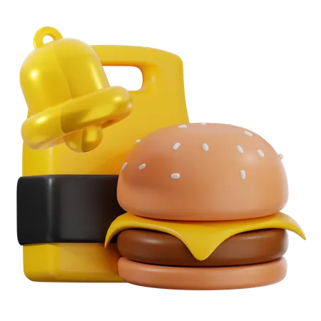 Food Delivery Notification  3D Icon