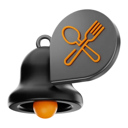 Food Delivery Notification  3D Icon