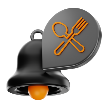 Food Delivery Notification 3D Icon