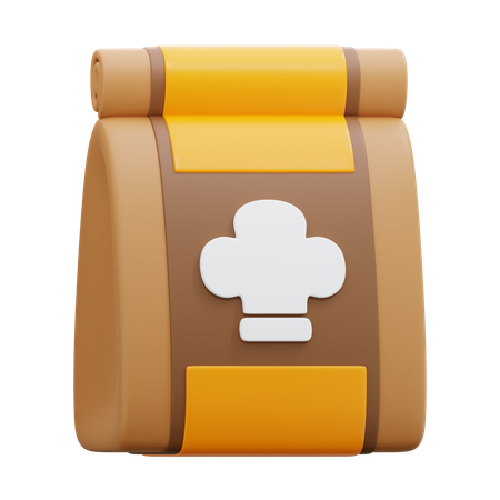 Food delivery package  3D Icon