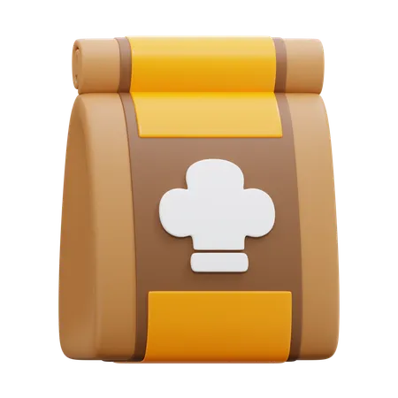 Food delivery package  3D Icon