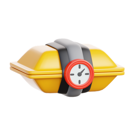 Food Delivery Time  3D Icon