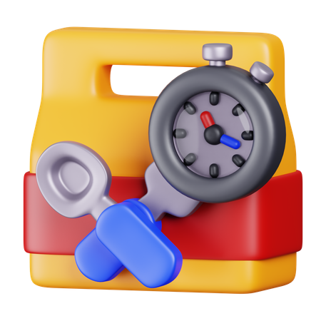 Food Delivery Time  3D Icon