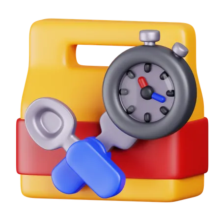 Food Delivery Time  3D Icon