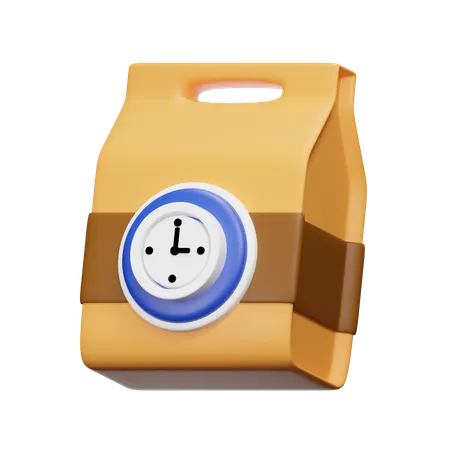 Food Delivery Time  3D Icon