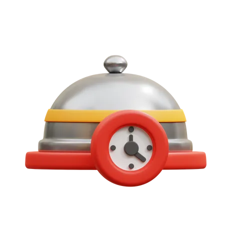 Food Delivery Time  3D Icon