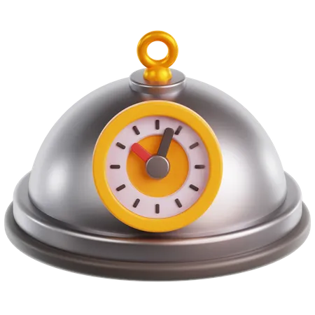 Food Delivery Time  3D Icon