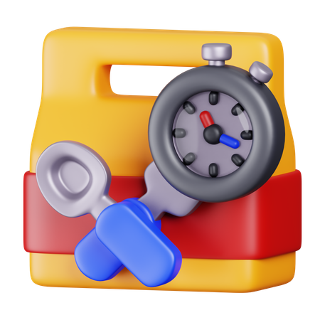 Food Delivery Time  3D Icon
