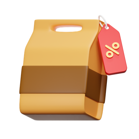 Food Discount  3D Icon