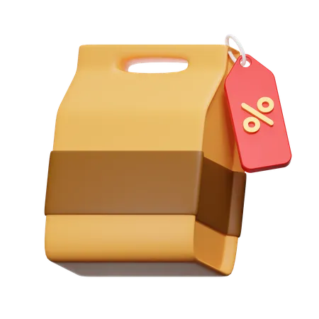 Food Discount  3D Icon