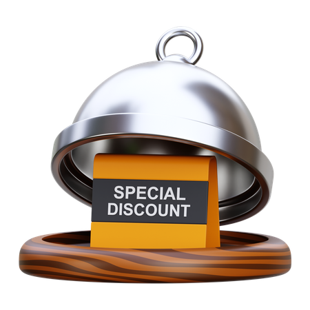 Food discount  3D Icon