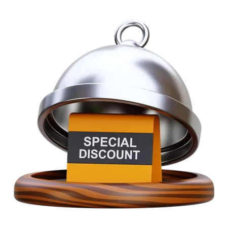 Food discount  3D Icon