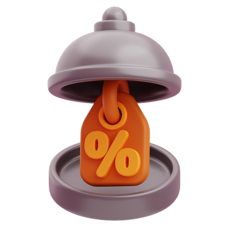 Food Discount  3D Icon