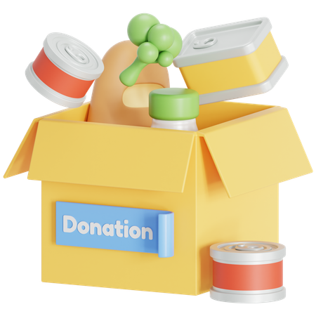 Food donation  3D Icon