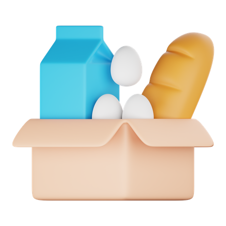 Food Donation  3D Icon