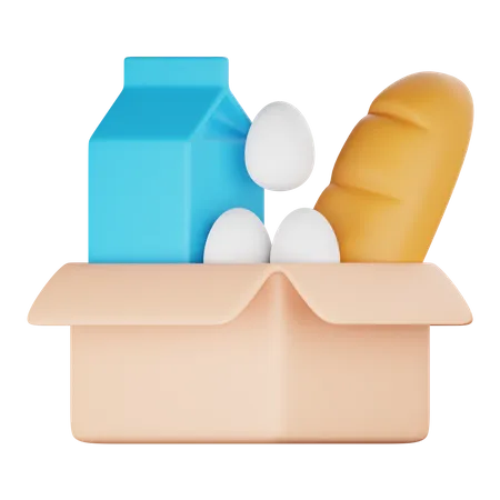 Food Donation  3D Icon