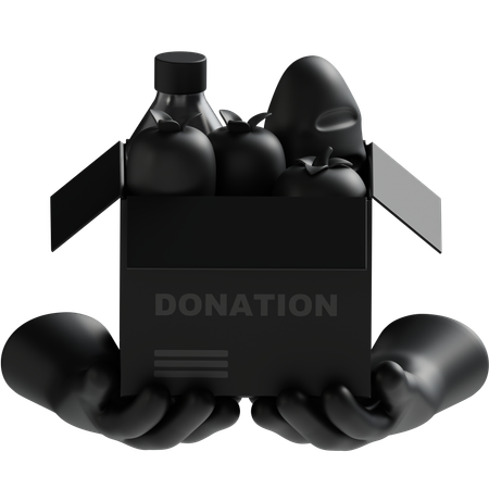 Food Donation  3D Icon