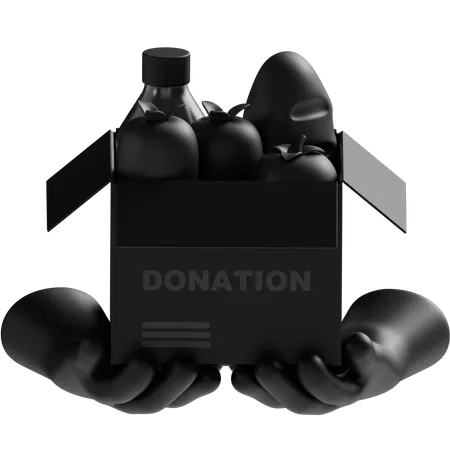 Food Donation  3D Icon