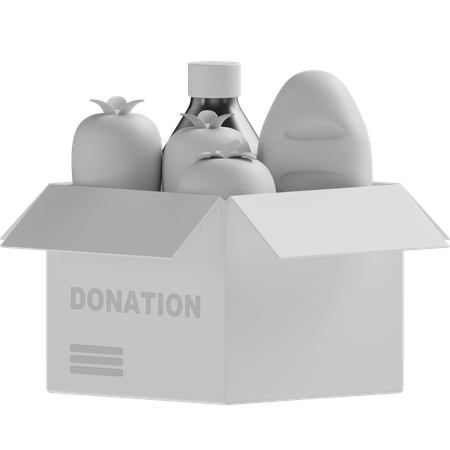 Food Donation  3D Icon