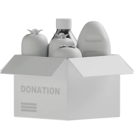 Food Donation  3D Icon