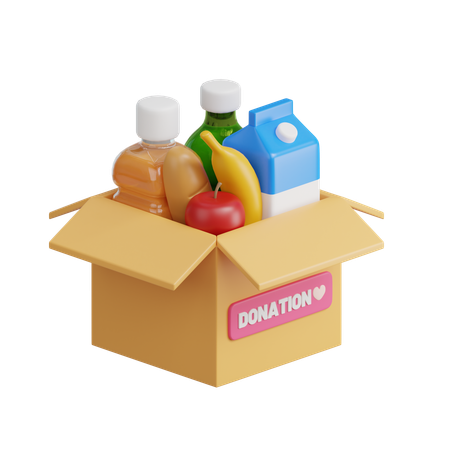 Food donation  3D Icon