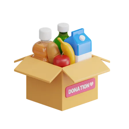 Food donation  3D Icon