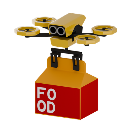 Food Drone  3D Icon