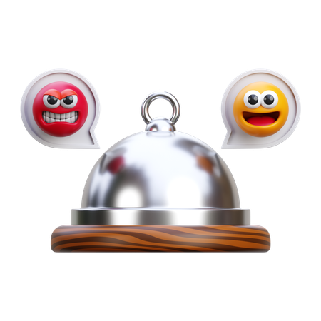 食べ物のフィードバック  3D Icon