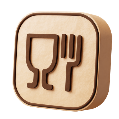 食品等級  3D Icon