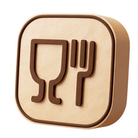 食品等級  3D Icon