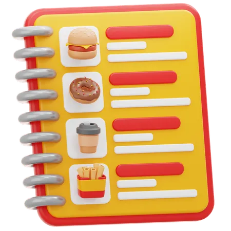 Food Menu  3D Icon