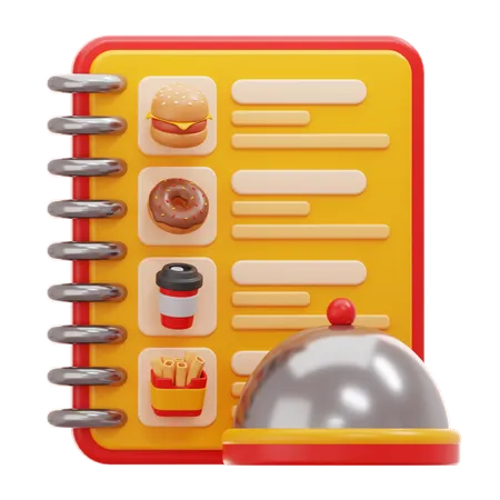 Food Menu  3D Icon