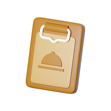 Food Menu  3D Icon