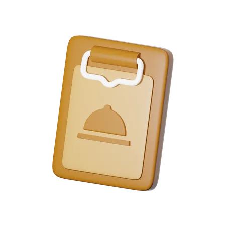 Food Menu  3D Icon