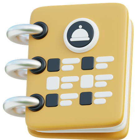 Food Menu  3D Icon