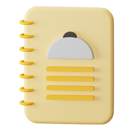 Food Menu  3D Icon