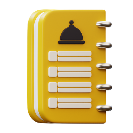 Food Menu  3D Icon
