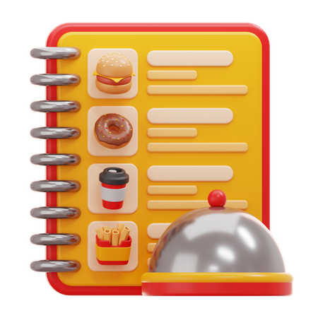 Food Menu  3D Icon