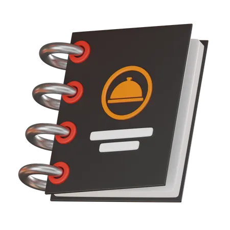 Food Menu Book  3D Icon