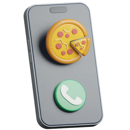 Food Order Call  3D Icon