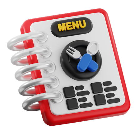 Food order list  3D Icon