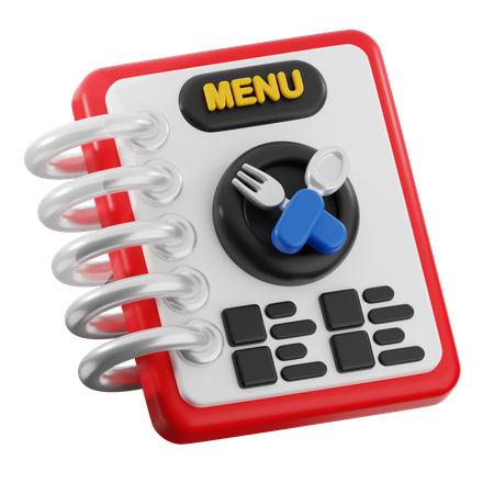 Food order list  3D Icon