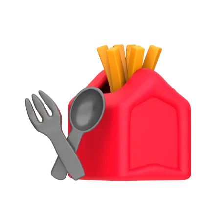 Food Pack  3D Icon