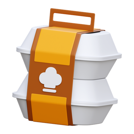 食品パッケージ  3D Icon