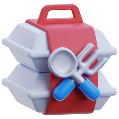 Food Package  3D Icon