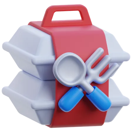 Food Package  3D Icon