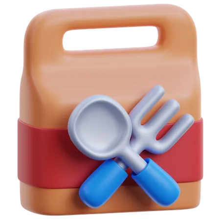 Food Package  3D Icon