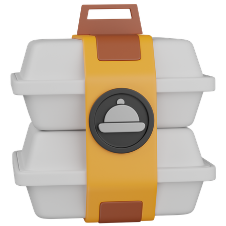 Food Package  3D Icon