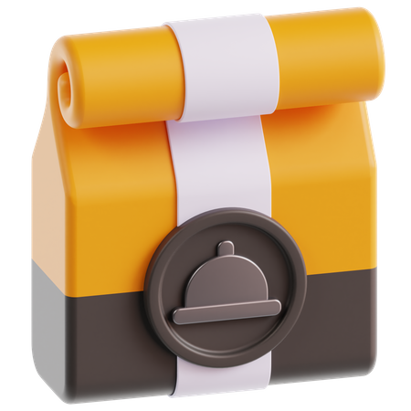 Food Package  3D Icon